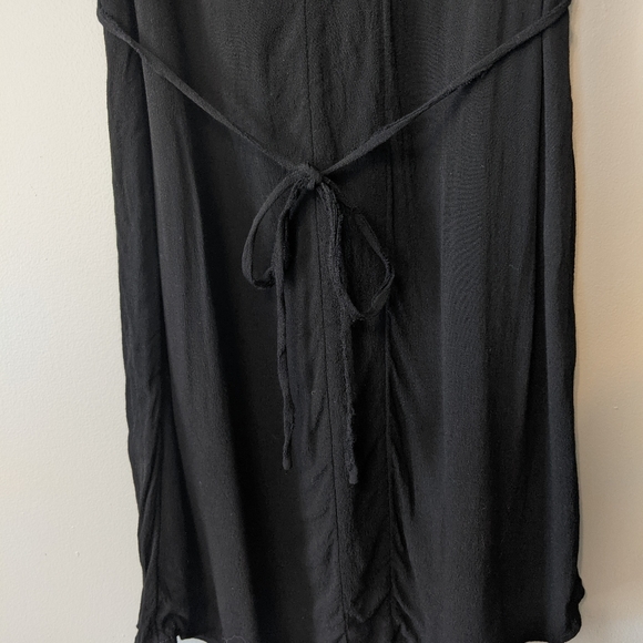 Maeve Liban Shawl Tie Waist Midi Dress Black MP - Picture 8 of 10